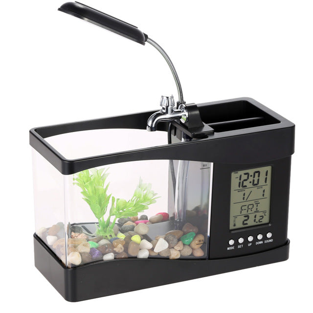 Electronic Mini Desktop Fish Tank Aquarium