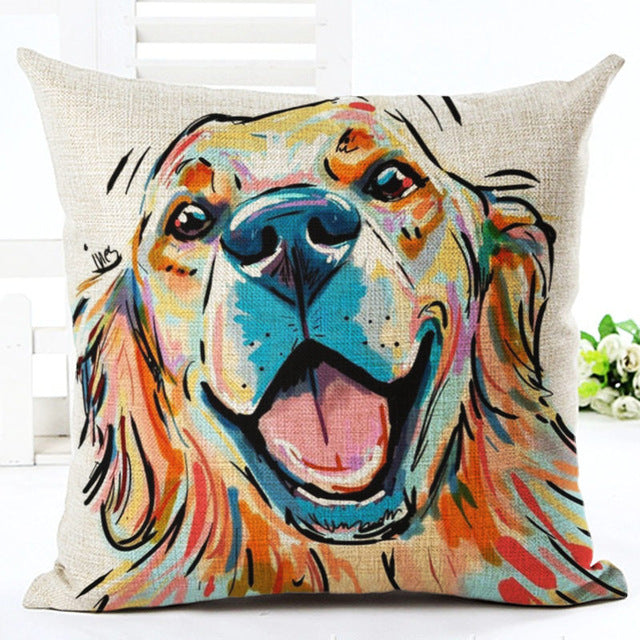 Animal cushion cover Dog covers for Sofa