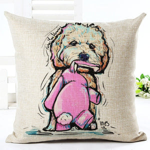 Animal cushion cover Dog covers for Sofa