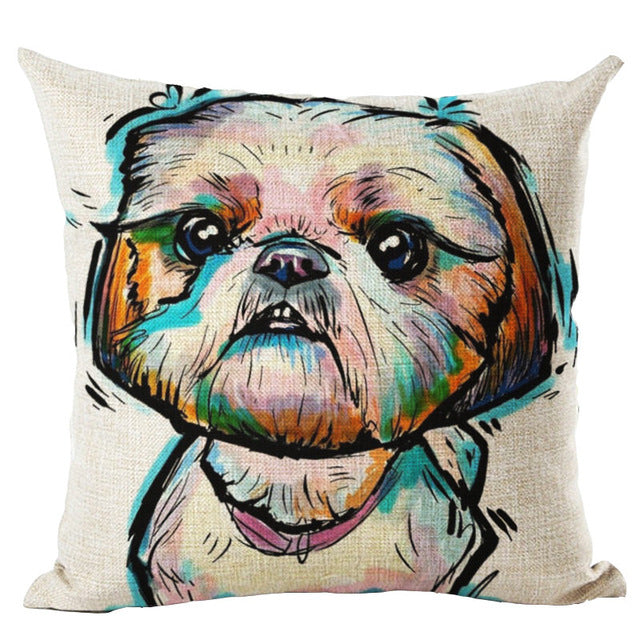 Animal cushion cover Dog covers for Sofa