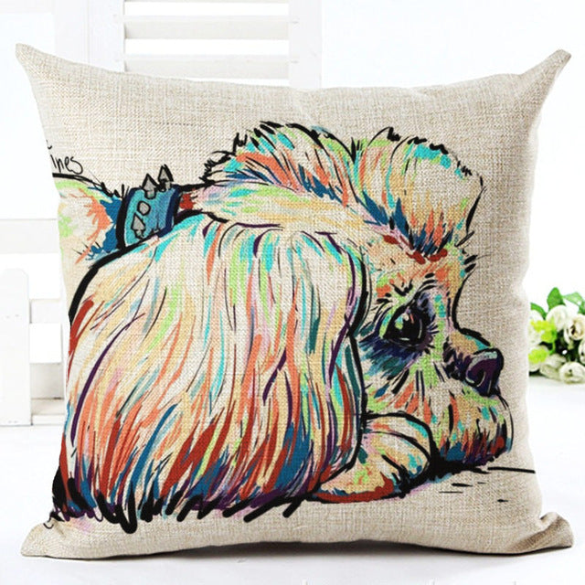 Animal cushion cover Dog covers for Sofa