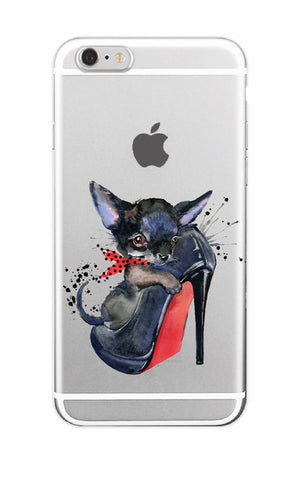 Puppy Phone Case For iPhone 7 7Plus 6 6S 6Plus 8 8Plus X Samsung