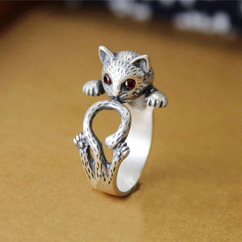 Vintage Kitty Ring